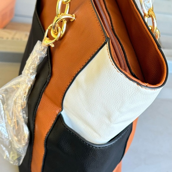 MKF Collection Rochelle Color Block Tote - Picture 3 of 11